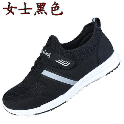 Spot men's and women's walking shoes for the elderly in all seasons, middle-aged and elderly mother's shoes, soft-soled shoes for the elderly, women's single shoes with Velcro