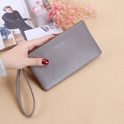 2020 Korean style zipper clutch coin purse wallet new style women's long wallet large capacity women's wallet 