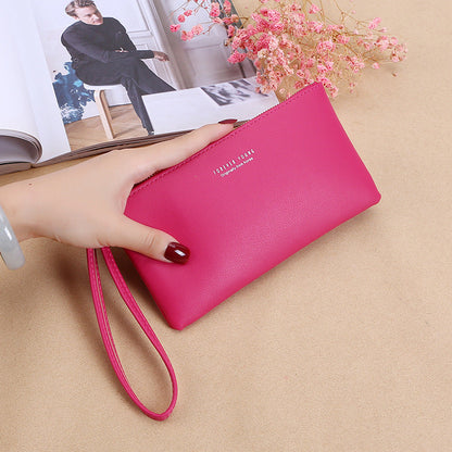 2020 Korean style zipper clutch coin purse wallet new style women's long wallet large capacity women's wallet 