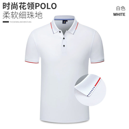 Autumn and winter event lapel work clothes custom logo cultural shirts T-shirts polo shirts work clothes custom advertising shirts with printing 