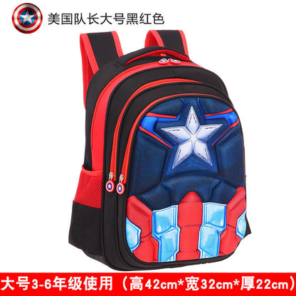 Factory direct sales primary school student schoolbag 3D burden-reducing children's schoolbag 1-3-6 grade kindergarten cartoon backpack 