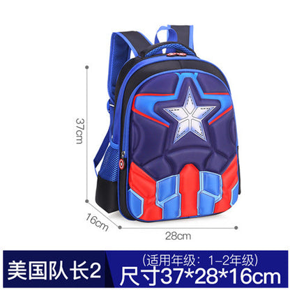 Factory direct sales primary school student schoolbag 3D burden-reducing children's schoolbag 1-3-6 grade kindergarten cartoon backpack 