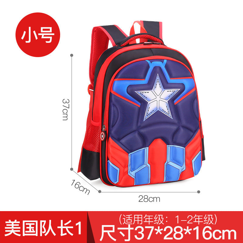 Factory direct sales primary school student schoolbag 3D burden-reducing children's schoolbag 1-3-6 grade kindergarten cartoon backpack 