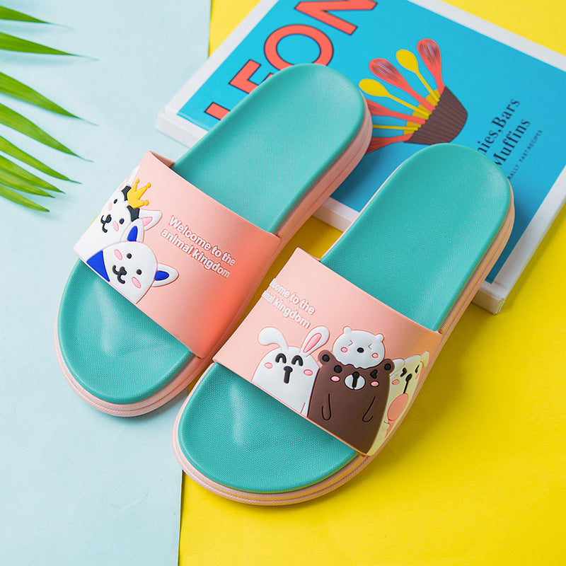 2022 summer cartoon slippers for women outdoor bathroom bathing home home ladies indoor cute sandals wholesale 