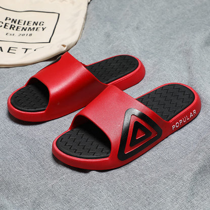 2022 new style slippers for women to wear outside, summer trend for men, Korean style casual couples, non-slip soft bottom flip-flops in stock 