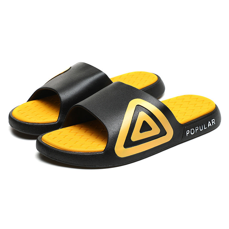 2022 new style slippers for women to wear outside, summer trend for men, Korean style casual couples, non-slip soft bottom flip-flops in stock 