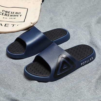 2022 new style slippers for women to wear outside, summer trend for men, Korean style casual couples, non-slip soft bottom flip-flops in stock 