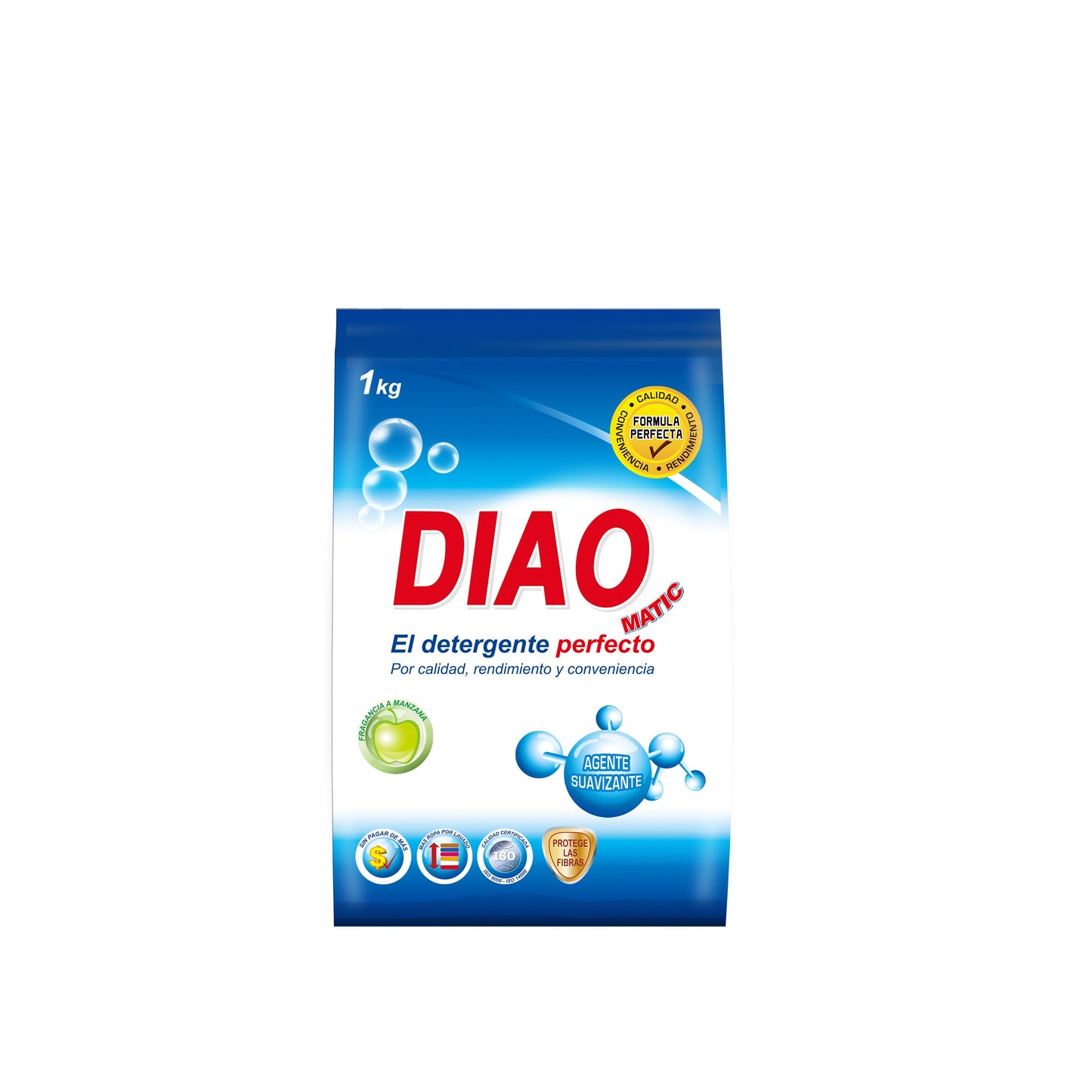 One of the Largest Detergent Factories in China 1KG DIAO Brand Super Detergent Laundry Powder