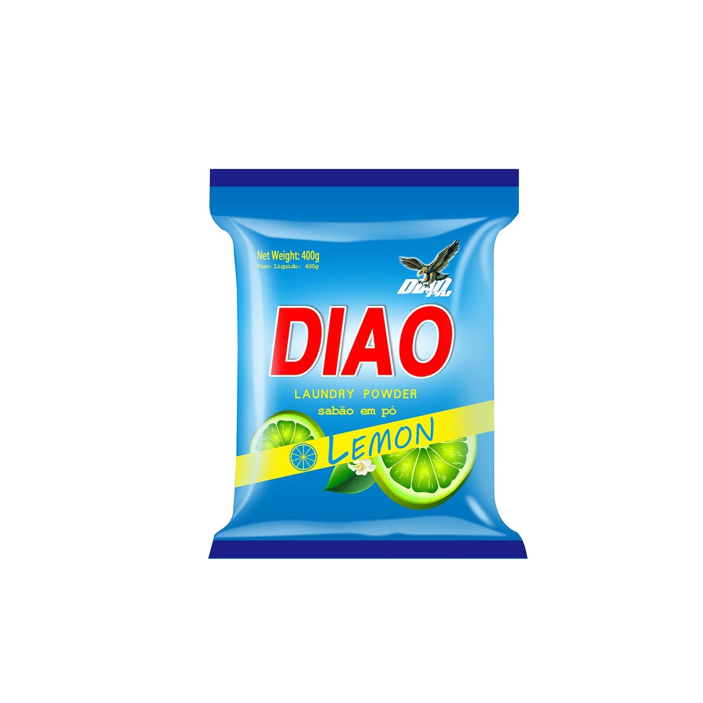 ម្សៅសាប៊ូបោកខោអាវម៉ាក DIAO Lemon 