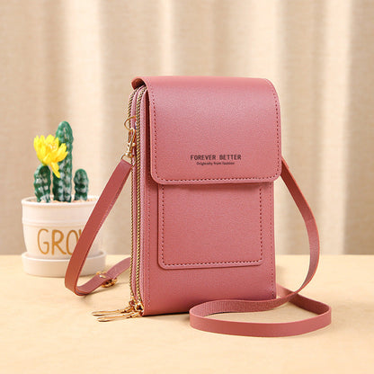 ENDAYCON touch screen mobile phone bag women's small cross-body cute small bag for mobile phone fashion key vertical style 