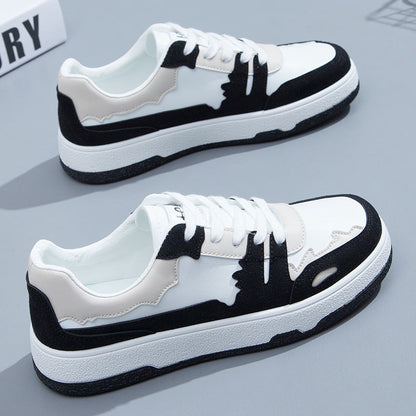 Women's sneakers spring new white shoes shallow lace-up women's shoes student Korean shoes women K3510 