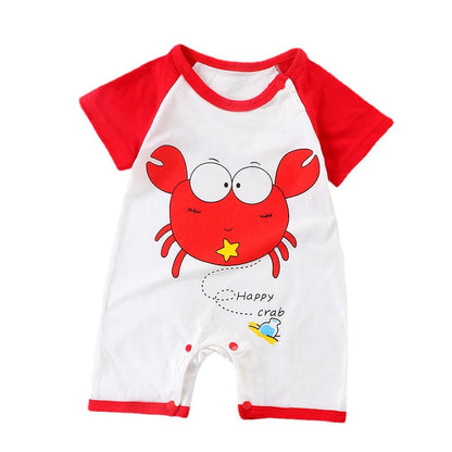 2022 Girls Summer Clothes Cotton Baby Jumpsuit Korean Version Ins Romper Baby Bag Fart Clothes Dropshipping 