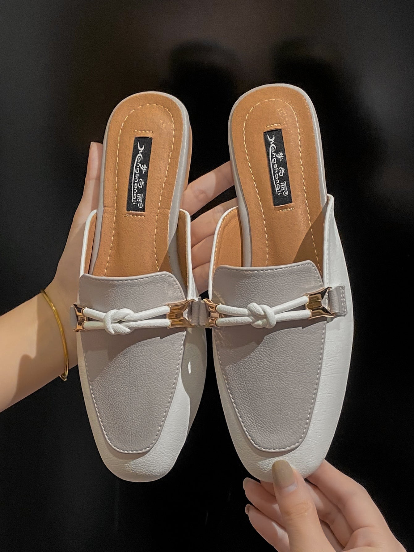 Baotou half slippers for women 2023 new style lazy shoes for outer wear fashion summer style internet celebrity sandals ins trendy half slippers 