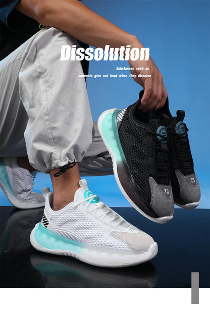 Men's Shoes 2023 Summer Versatile Casual Coconut Shoes Breathable Mesh Sports Trendy Shoes Men's Running Basketball Shoes