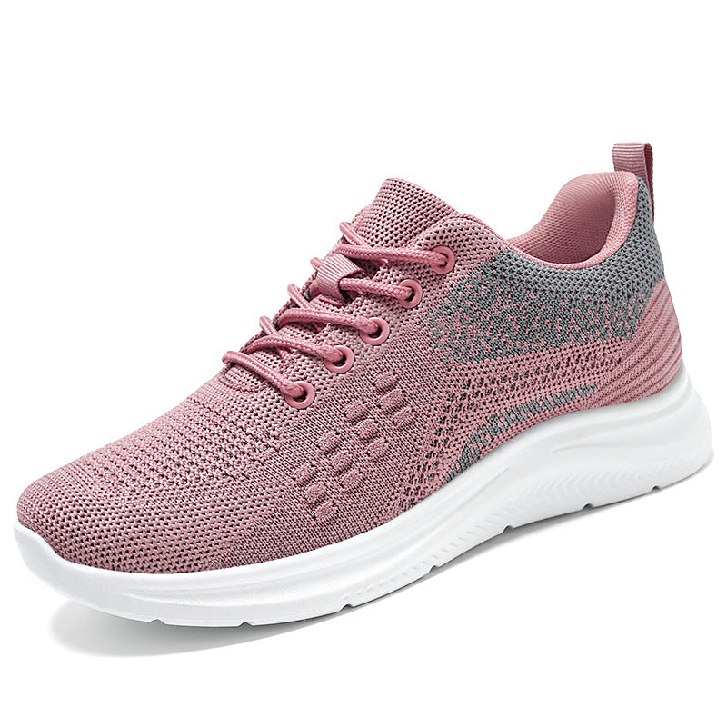 Shoes for Women 2024 Spring New Single Shoes Feiwei Lightweight Breathable Manufacturer Wholesale Running Shoes Casual Sports Shoes for Women 