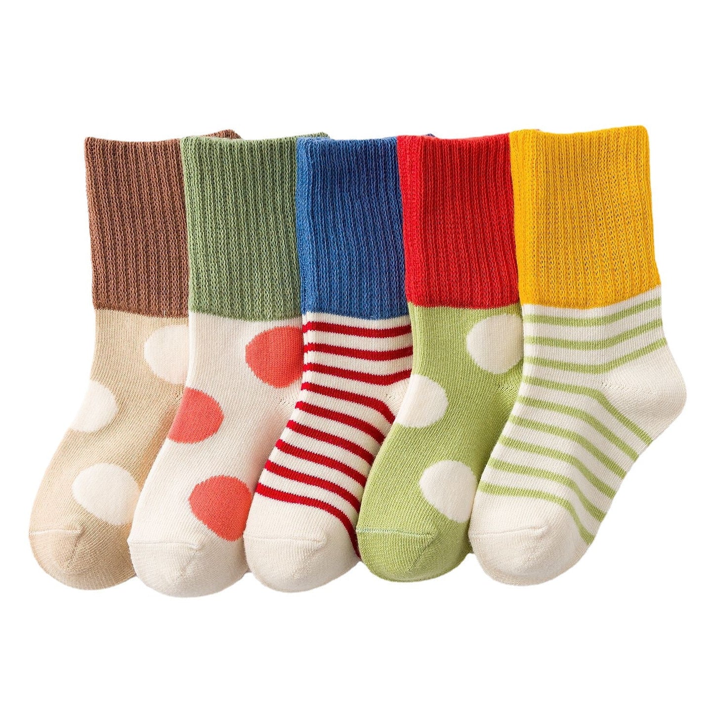 2022 new autumn and winter cotton trendy socks, sports, versatile, comfortable and warm, baby, middle and large children's socks, loose mouth 