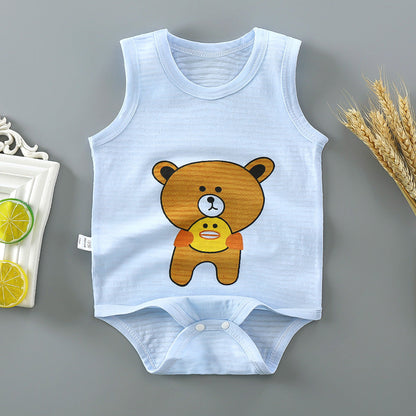 2022 Baby Coverall Summer Newborn Triangle Climbing Baby Romper Clothes Infant Onesie Wholesale 