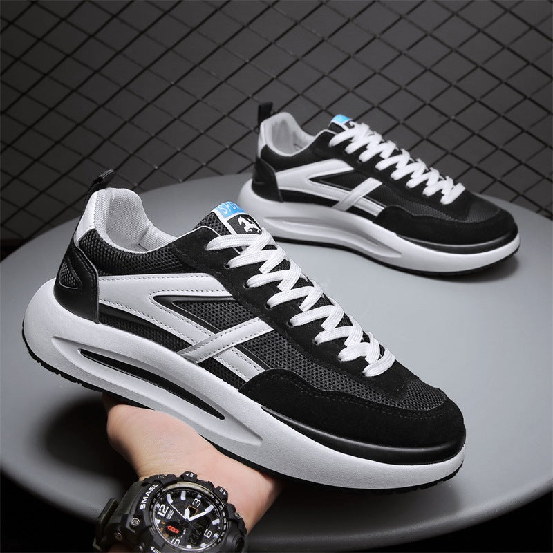 2022 summer new style ins casual breathable sports dad trendy shoes trendy men's shoes versatile sneakers mesh h02 