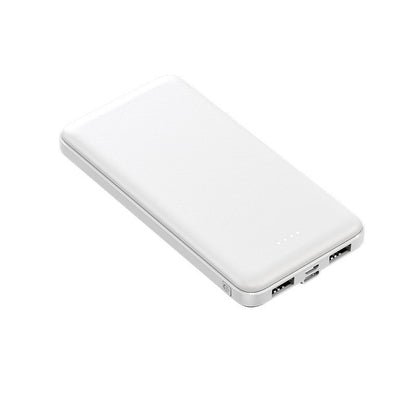 Power Bank សាកថ្ម កម្លាំង10000 mAh 5V2A ថាមពលសាកថ្មចល័ត ភ្ជាប់ដោយពន្លឺLED 3A ថាមពលថ្មសាកបានយូរដែលមិនមានការរំខាន