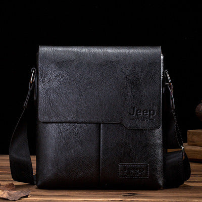 New men's shoulder bag business casual crossbody bag trendy Korean version vertical PU leather men's bag dropshipping 