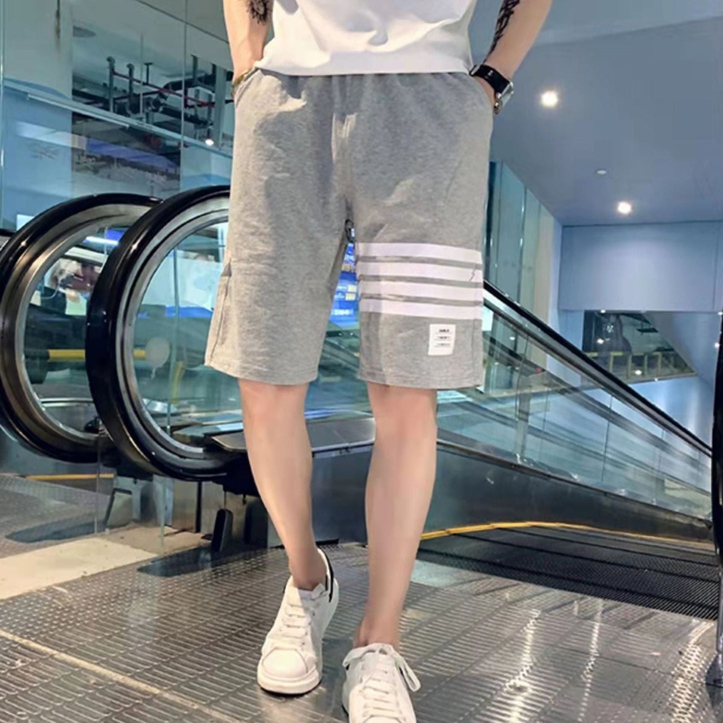 2022 Summer Five Points Casual Cotton Shorts for Men and Women Loose Sports Daily Couples Trendy Brand Versatile Teenagers 