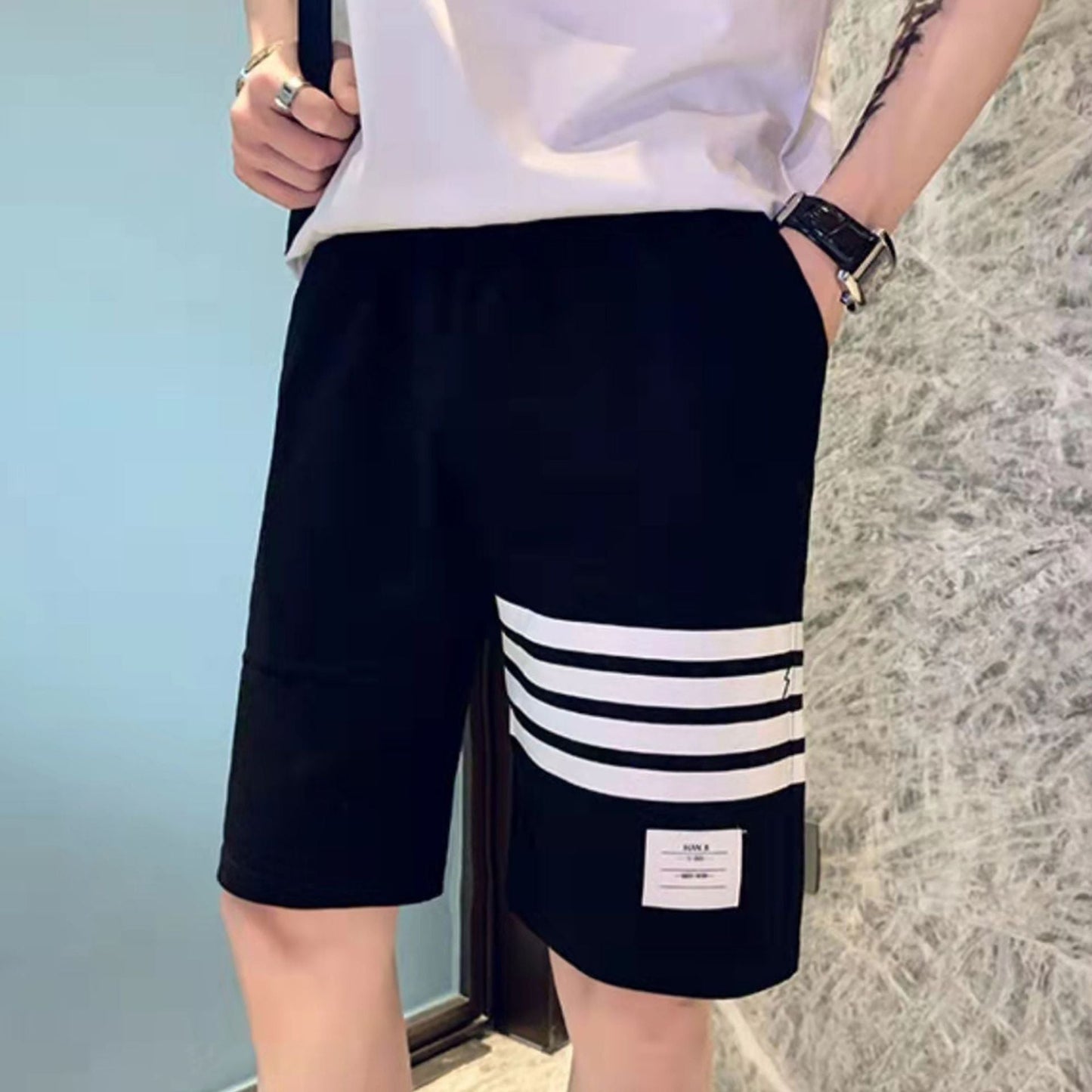 2022 Summer Five Points Casual Cotton Shorts for Men and Women Loose Sports Daily Couples Trendy Brand Versatile Teenagers 