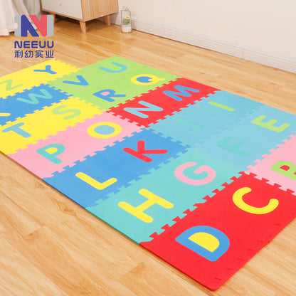 EVA foam thickened floor mat baby toy mat spliced ​​crawling mat skin-friendly game mat European standard toddler crawling mat 