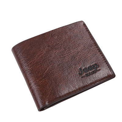 2024 Fashion New Men's Short Wallet Portable Student Wallet Card Bag Summer Casual Men's 