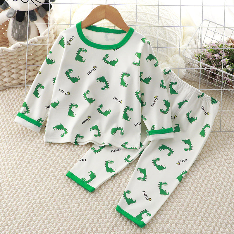 Children's underwear, German velvet warm clothes, boys and girls, autumn clothes, long johns, pajamas, home clothes, baby clothes manufacturers wholesale