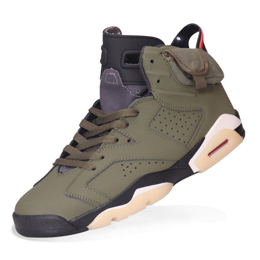 Putian Shoes Factory Wholesale Pure Original AJ6 Olive Green Paris Black Red All-Star Joe 6 Sports Shoes Basketball Shoes